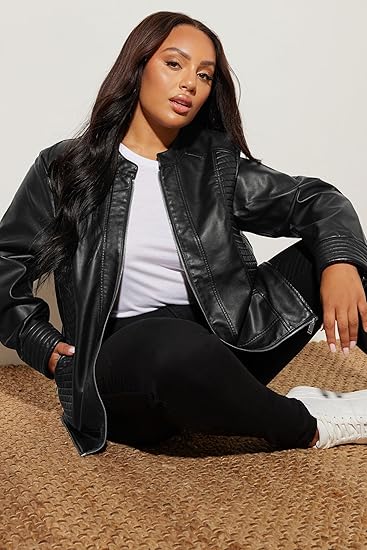 Faux Leather Jacket