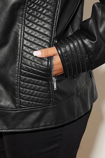 Faux Leather Jacket