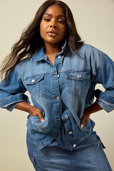 Washed Oversized Denim Jacket