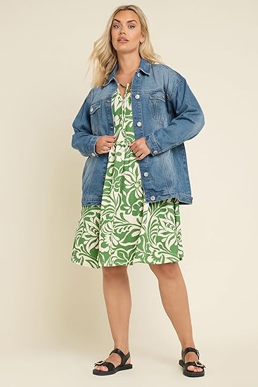 Washed Oversized Denim Jacket