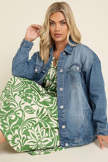 Washed Oversized Denim Jacket