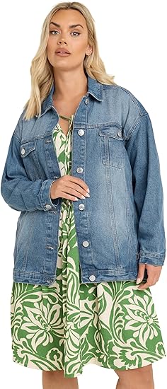 Washed Oversized Denim Jacket